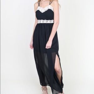 Altard State Black Maxi Dress -NWT size XS